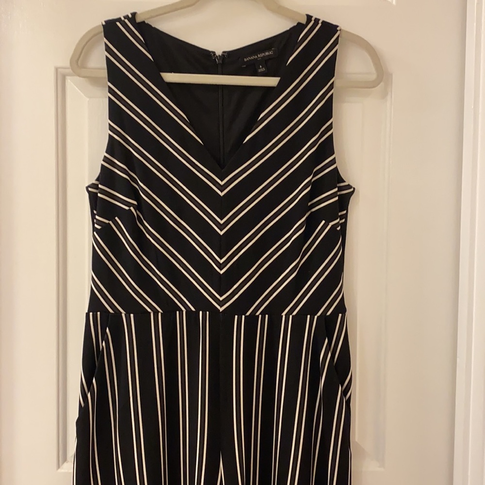 Banana Republic Striped Pants Jumpsuit Size 8